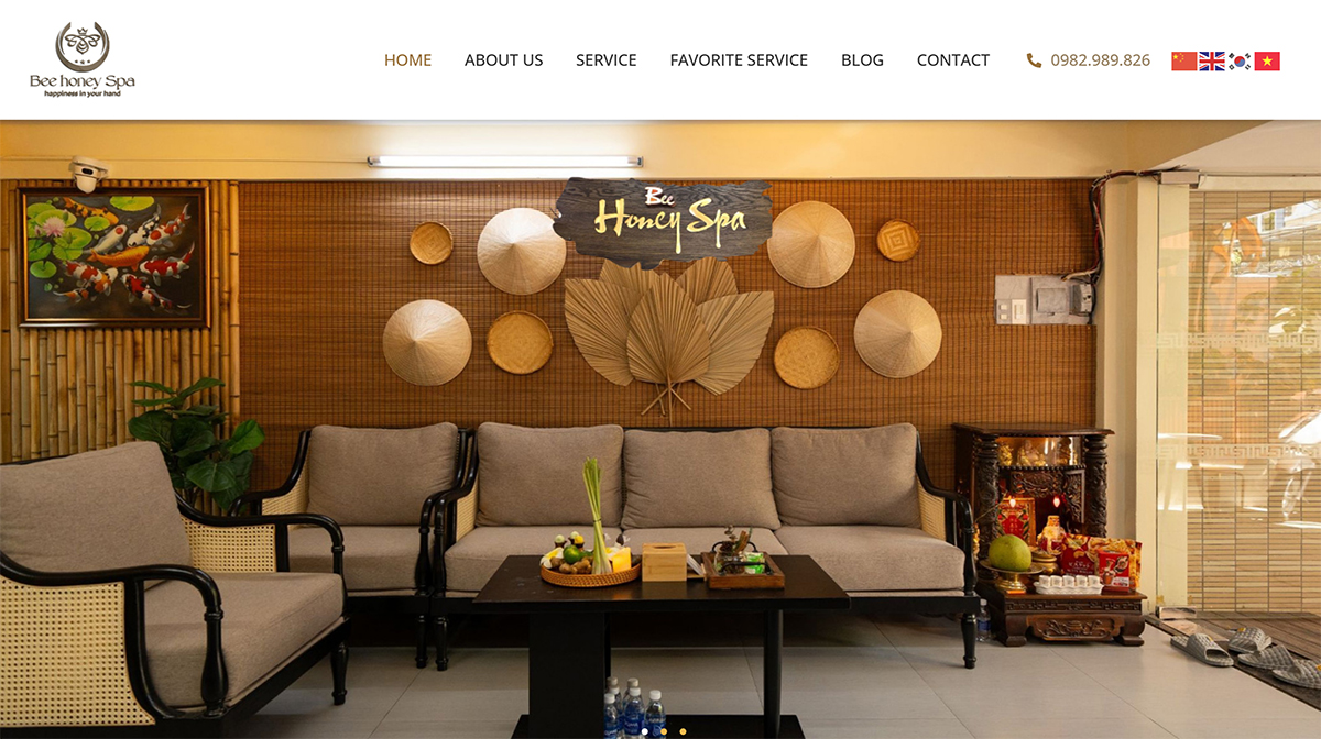 Dịch vụ thiết kế website Spa tại Quảng Ngãi